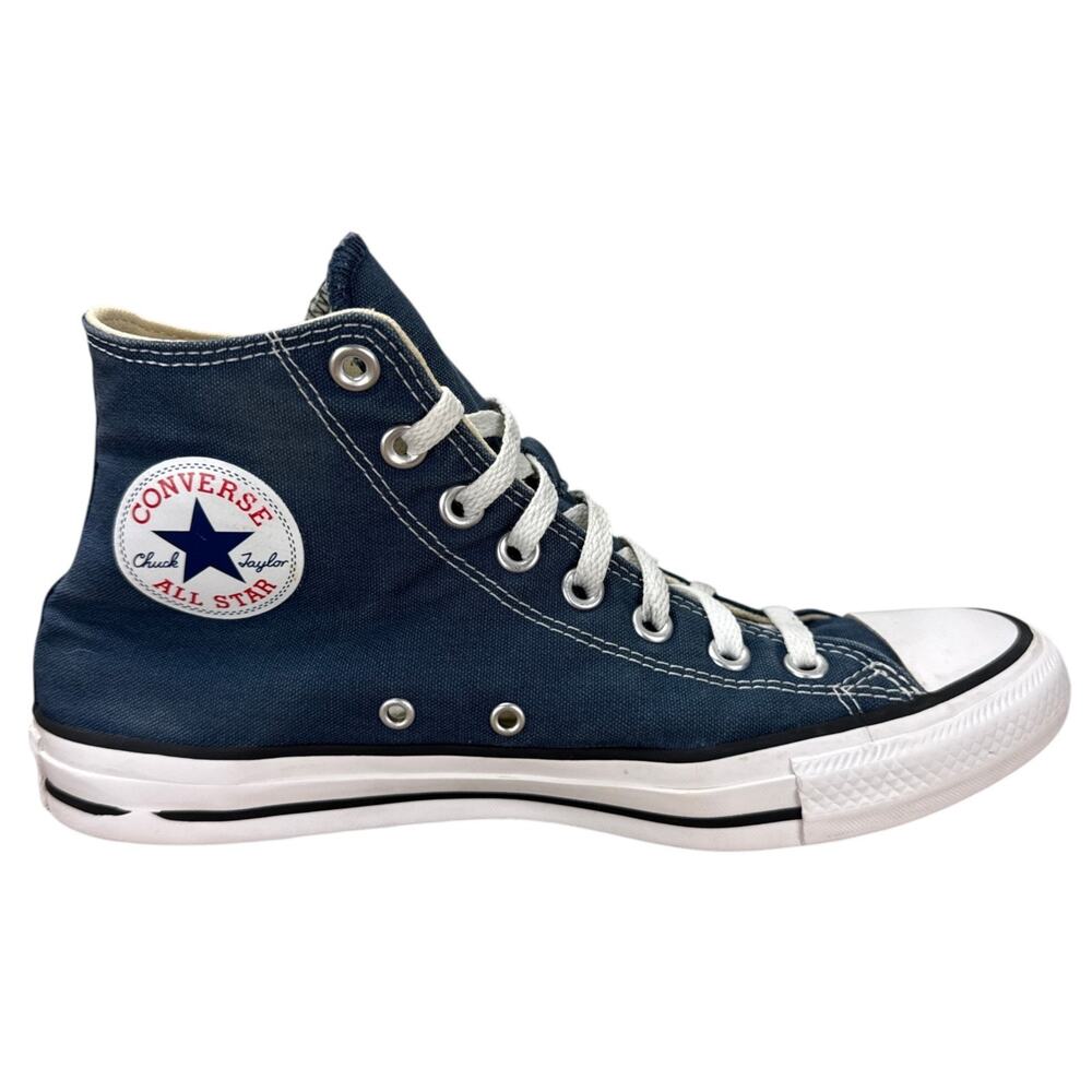 Converse Chuck Taylor All Star High Top Navy Blue Canvas Sneakers Men 8 Women 10